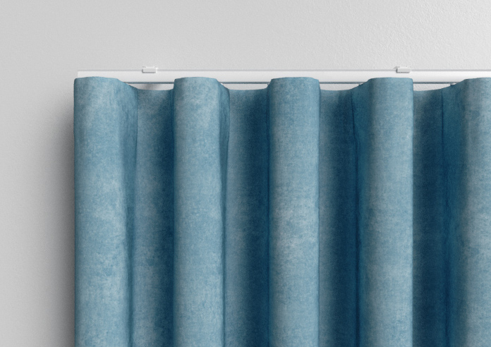 Florence Faux Suede, Cloud Blue - Made to Measure Curtains - Image 13